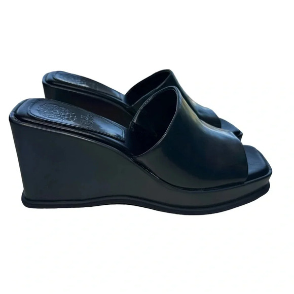 Vince Camuto Falivda Platform Slide in Gun Metal. Sz: 7.5 - Picture 4 of 8
